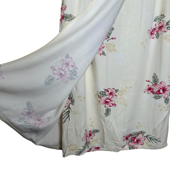 🩷Paradise Island by Notation NWT beachy tropical floral straight skirt large - Picture 2 of 9